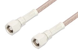 SMC Plug to SMC Plug Cable 12 Inch Length Using RG316-DS Coax