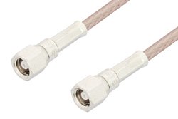 SMC Plug to SMC Plug Cable 12 Inch Length Using RG316-DS Coax, RoHS
