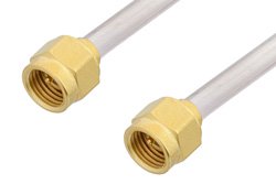 2.92mm Male to 2.92mm Male Cable 6 Inch Length Using PE-SR402AL Coax