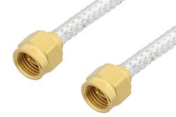 2.92mm Male to 2.92mm Male Cable 12 Inch Length Using PE-SR402FL Coax