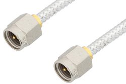 SMA Male to SMA Male Cable Using PE-SR402FL Coax