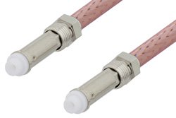 FME Jack to FME Jack Cable 24 Inch Length Using RG142 Coax, RoHS