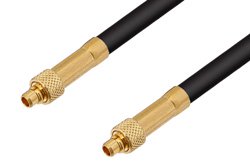 MMCX Plug to MMCX Plug Cable 36 Inch Length Using RG174 Coax, RoHS