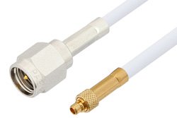 SMA Male to MMCX Plug Cable 36 Inch Length Using RG188 Coax
