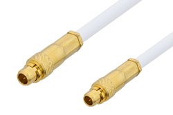 MMCX Plug to MMCX Plug Cable 12 Inch Length Using RG196 Coax, RoHS