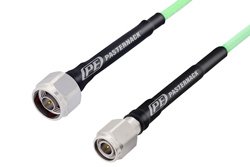 TNC Male to N Male Low Loss Cable 50 CM Length Using PE-P142LL Coax, RoHS