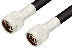 N Male to N Male Cable Using RG213 Coax, RoHS