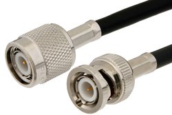 TNC Male to BNC Male Cable Using RG58 Coax