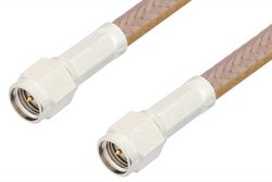SMA Male to SMA Male Cable Using RG400 Coax, RoHS