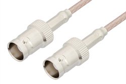 BNC Female to BNC Female Cable 72 Inch Length Using RG316 Coax, RoHS