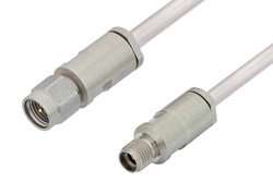 3.5mm Male to 3.5mm Female Cable Using PE-SR402FL Coax