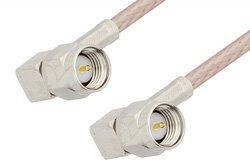 SMA Male Right Angle to SMA Male Right Angle Cable Using RG316 Coax