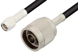 SMA Male to N Male Cable Using RG223 Coax, RoHS