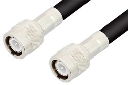 C Male to C Male Cable Using RG213 Coax, RoHS