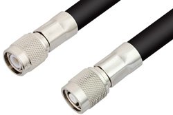 TNC Male to Reverse Polarity TNC Male Cable Using RG214 Coax