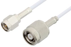 SMA Male to Reverse Polarity TNC Male Cable Using RG188 Coax