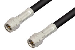 Reverse Thread SMA Male to Reverse Thread SMA Male Cable Using RG223 Coax
