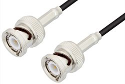 BNC Male to BNC Male Cable Using RG174 Coax, RoHS