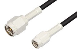 SMA Male to SSMA Male Cable 18 Inch Length Using RG174 Coax