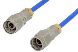 2.92mm Male to 2.4mm Male Precision Cable 24 Inch Length Using 095 Series Coax, RoHS