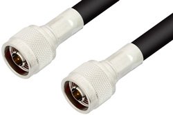N Male to N Male Cable Using RG8 Coax, RoHS