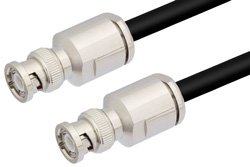 BNC Male to BNC Male Cable Using PE-C300 Coax