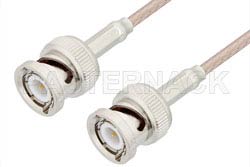BNC Male to BNC Male Cable 60 Inch Length Using RG316 Coax
