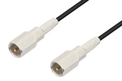 FME Plug to FME Plug Cable 60 Inch Length Using RG174 Coax, RoHS