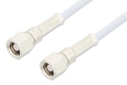 SMC Plug to SMC Plug Cable 12 Inch Length Using RG188 Coax, RoHS