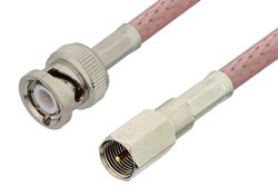 FME Plug to BNC Male Cable 24 Inch Length Using RG142 Coax