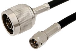SMA Male to N Male Cable Using PE-C195 Coax