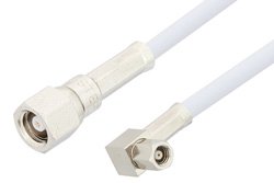 SMC Plug to SMC Plug Right Angle Cable Using RG188 Coax, RoHS