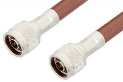 N Male to N Male Cable Using RG393 Coax