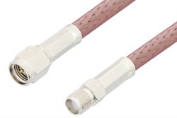 SMA Male to SMA Female Cable Using RG142 Coax