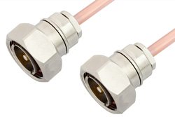 7/16 DIN Male to 7/16 DIN Male Cable Using RG401 Coax, RoHS