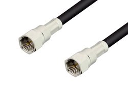75 Ohm F Male to 75 Ohm F Male Cable Using 75 Ohm RG59 Coax