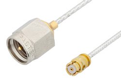 SMA Male to SMP Female Cable 48 Inch Length Using PE-SR047FL Coax, RoHS