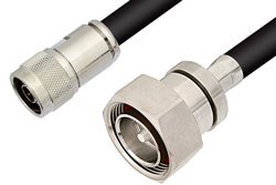 N Male to 7/16 DIN Male Cable 72 Inch Length Using RG217 Coax