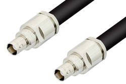 BNC Female to BNC Female Cable 12 Inch Length Using RG8 Coax