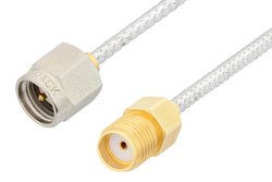 SMA Male to SMA Female Cable Using PE-SR405FL Coax