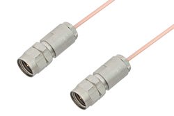 1.85mm Male to 1.85mm Male Cable 18 Inch Length Using PE-047SR Coax, RoHS
