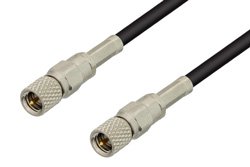 10-32 Male to 10-32 Male Cable 72 Inch Length Using RG174 Coax, RoHS