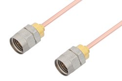 1.85mm公头至1.85mm公头电缆组件，使用RG405同轴电缆