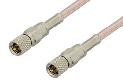 10-32 Male to 10-32 Male Cable 60 Inch Length Using RG316 Coax, RoHS