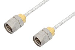 1.85mm Male to 1.85mm Male Cable 48 Inch Length Using PE-SR405FL Coax