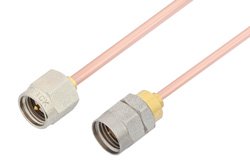 SMA Male to 1.85mm Male Cable 60 Inch Length Using RG405 Coax, RoHS
