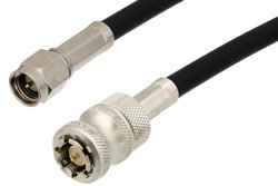 SMA Male to QD SMA Male Cable Using RG58 Coax