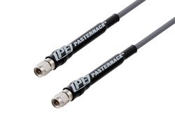 3.5mm Male to 3.5mm Male Test Cable Using PE-P160 Coax, RoHS