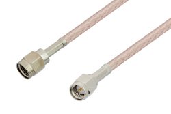 SMA Male to Reverse Polarity SMA Male Cable Using RG316-DS Coax