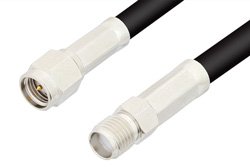 SMA Male to SMA Female Cable Using RG223 Coax, RoHS